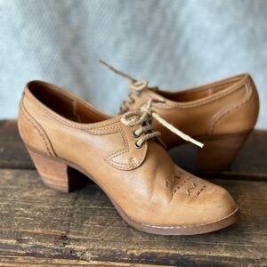 Vintage Turf Shop leather heels Made in Brazil 70’s